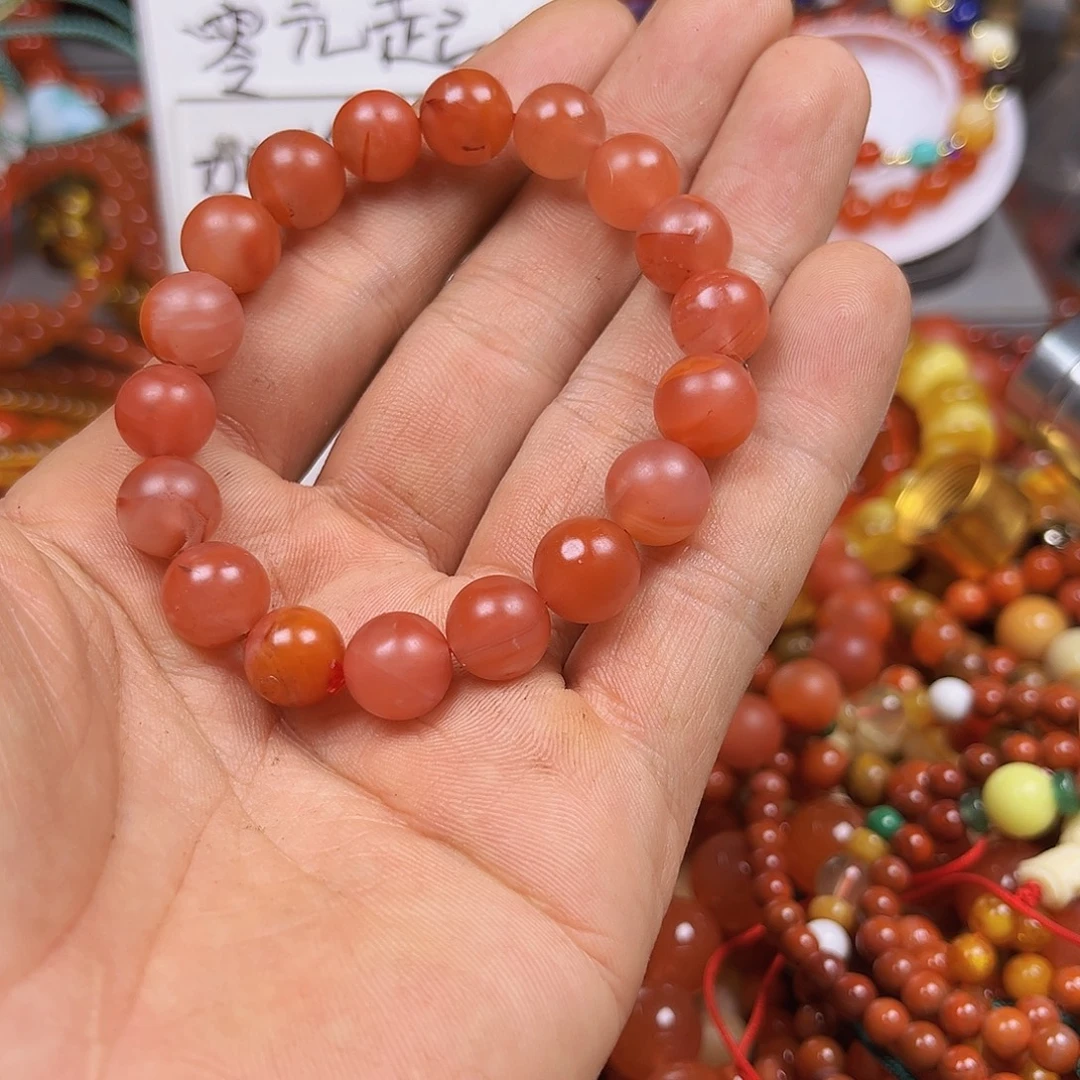 爱***吃玛瑙/玉髓未镶嵌手链54640