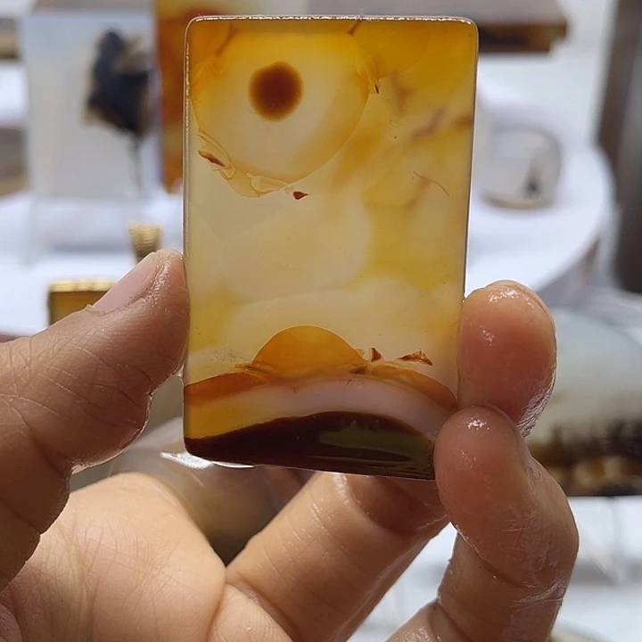 玛瑙/玉髓未镶嵌吊坠(不含链)
