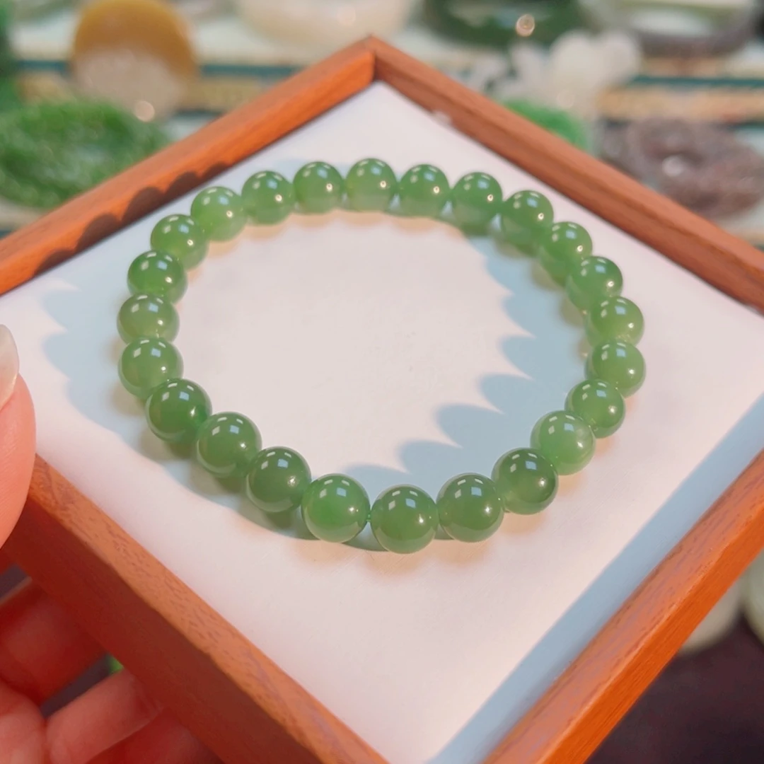 和田玉手串未镶嵌