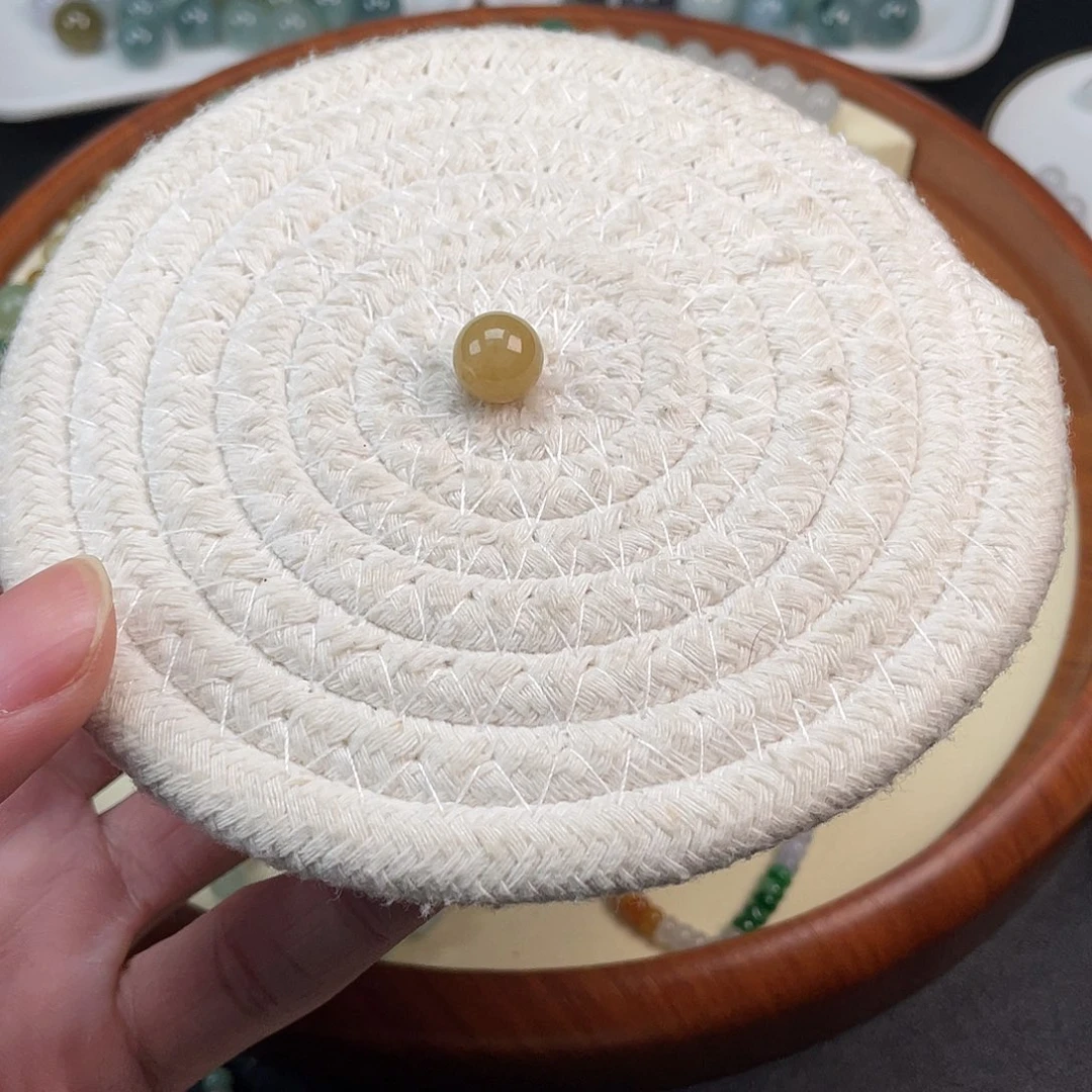 散珠翡翠卡10 黄翡 单颗
