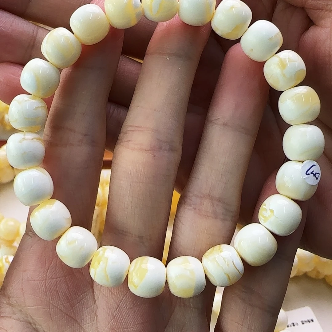 琥珀未镶嵌手链蜜蜡手串