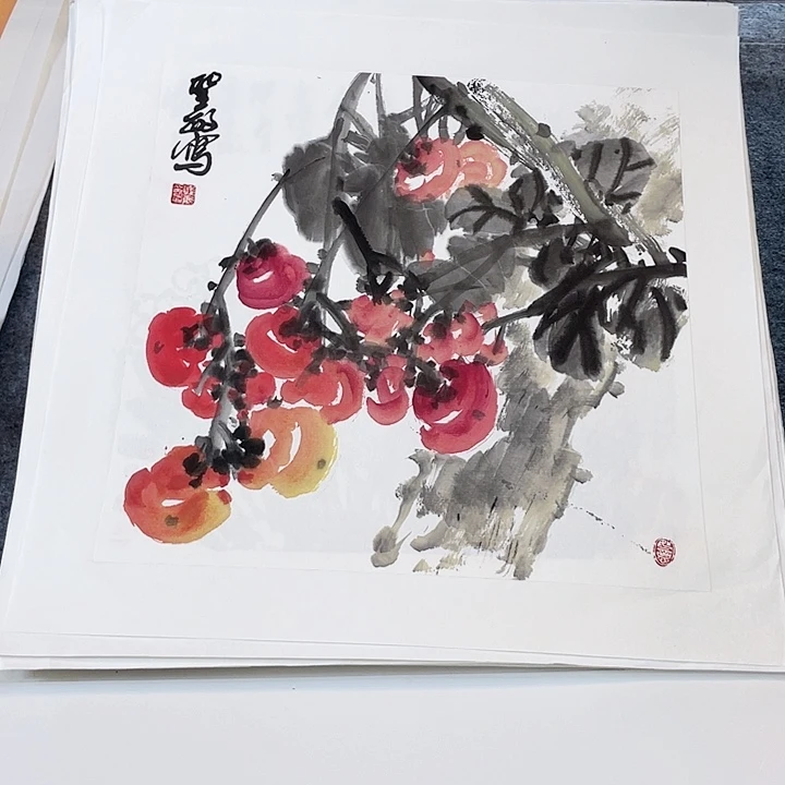 国画张圣敏先生纯手绘作品