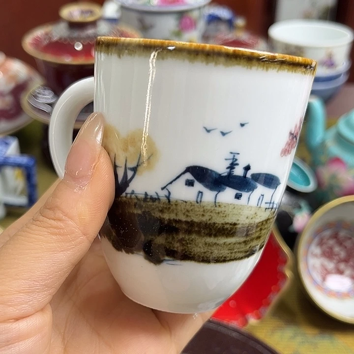 摆件景德镇陶瓷老厂瓷138