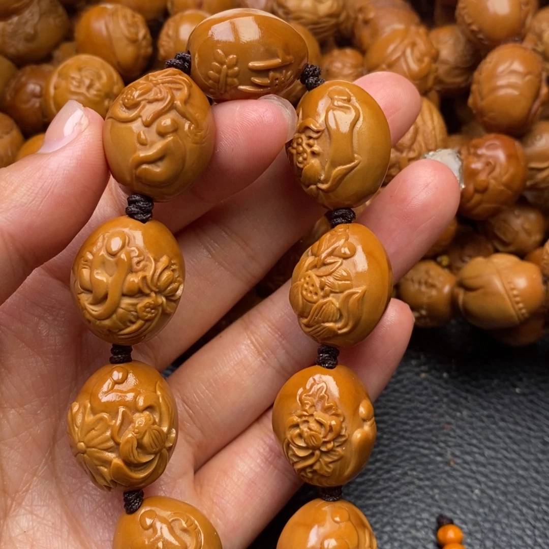 橄榄核吊坠花开无相