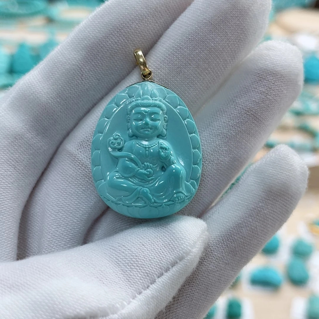 绿松石珠宝奇石未镶嵌