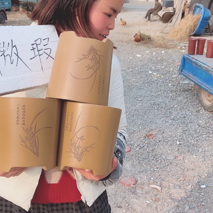 花盆紫砂宜兴紫砂精品花盆