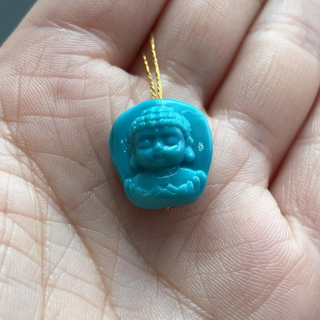 绿松石未镶嵌颈饰