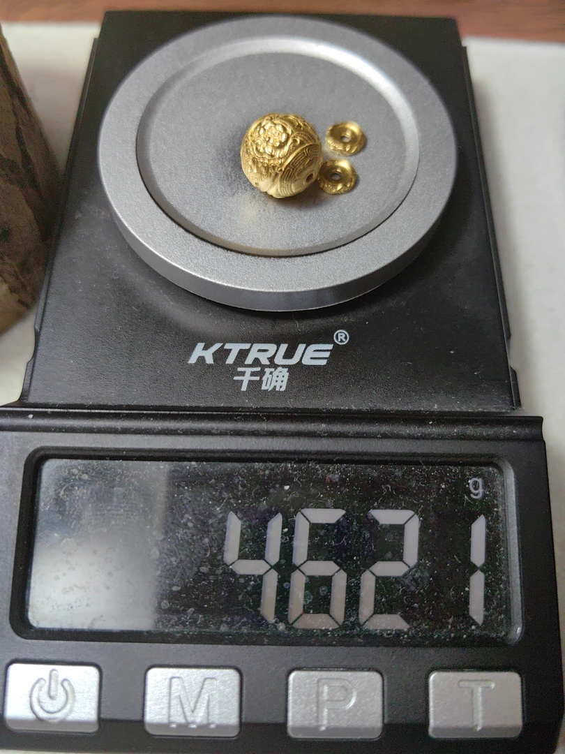足金999黄财金珠黄金手串配饰