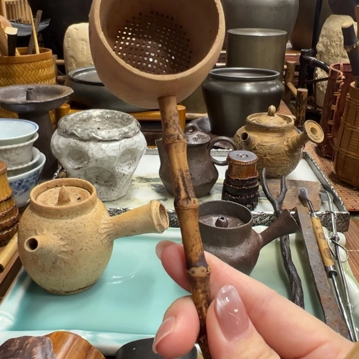 竹茶漏茶器茶器茶器