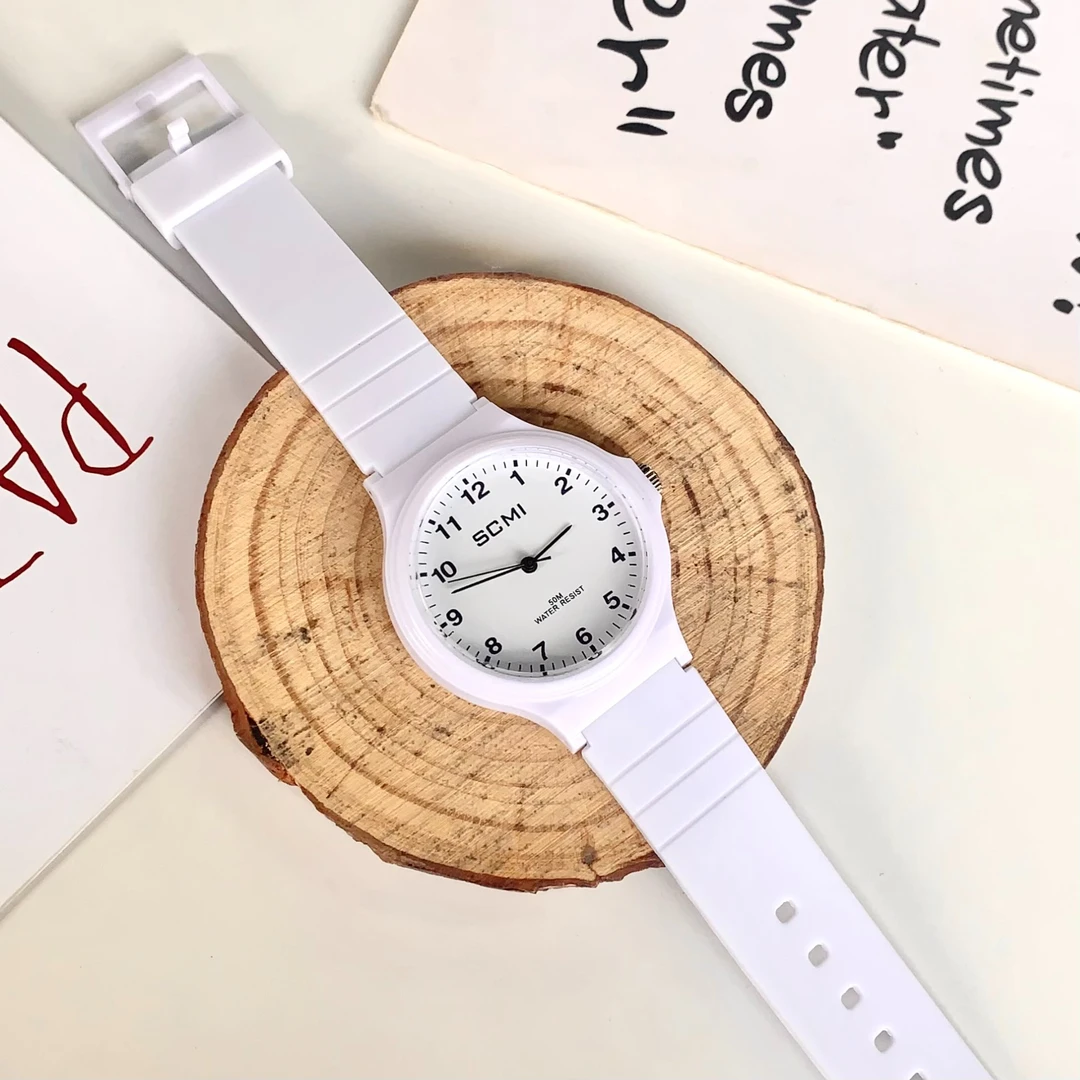 2025石英手表男女防水显白静音走时石英指针考试专用初高中学生