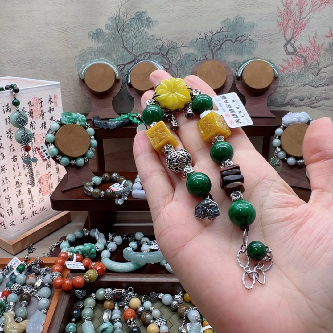 乐***宝未镶嵌手链翡翠翡翠手串