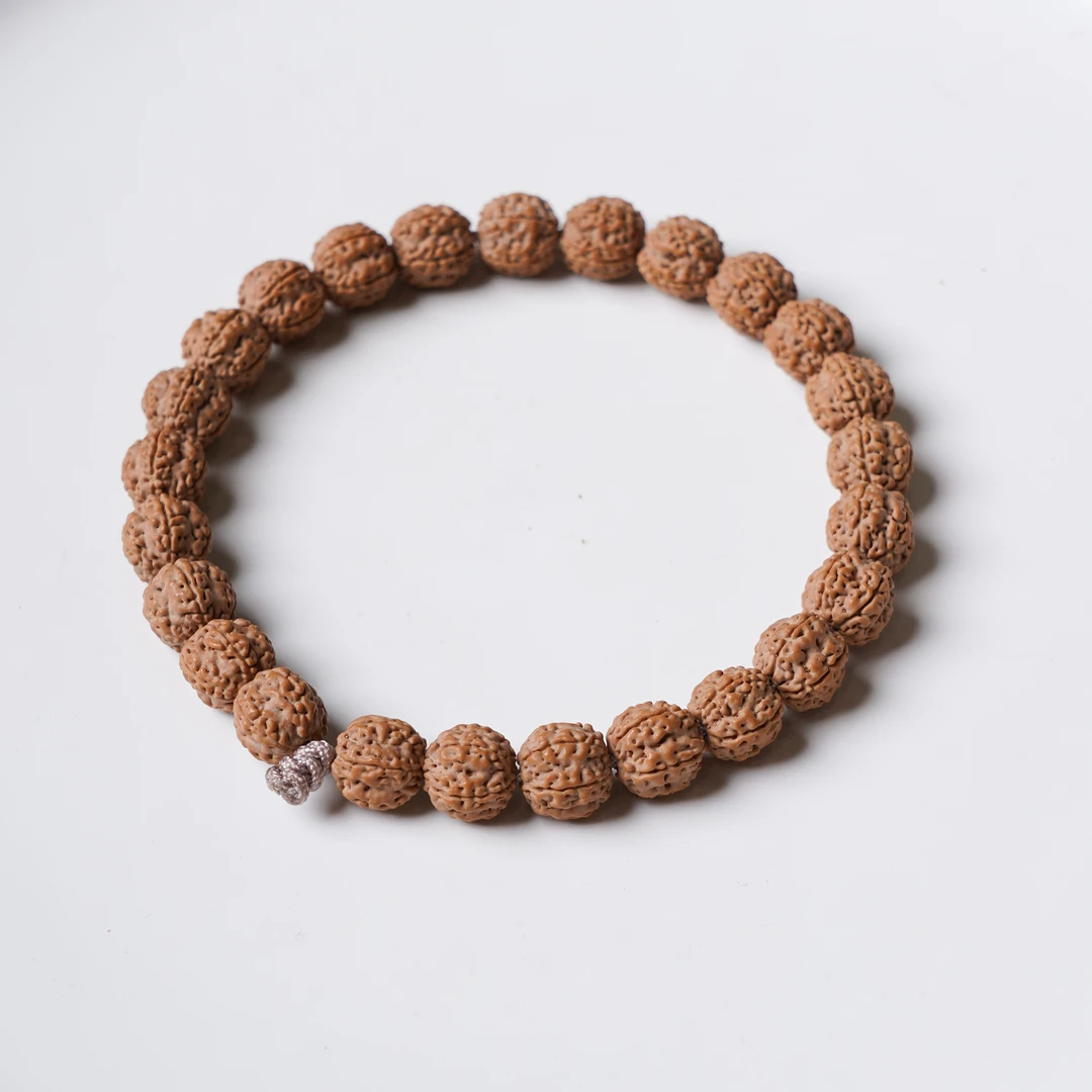 A395经典老树梅花双面梅花单圈小金刚菩提文玩手串尺寸11-11+mm