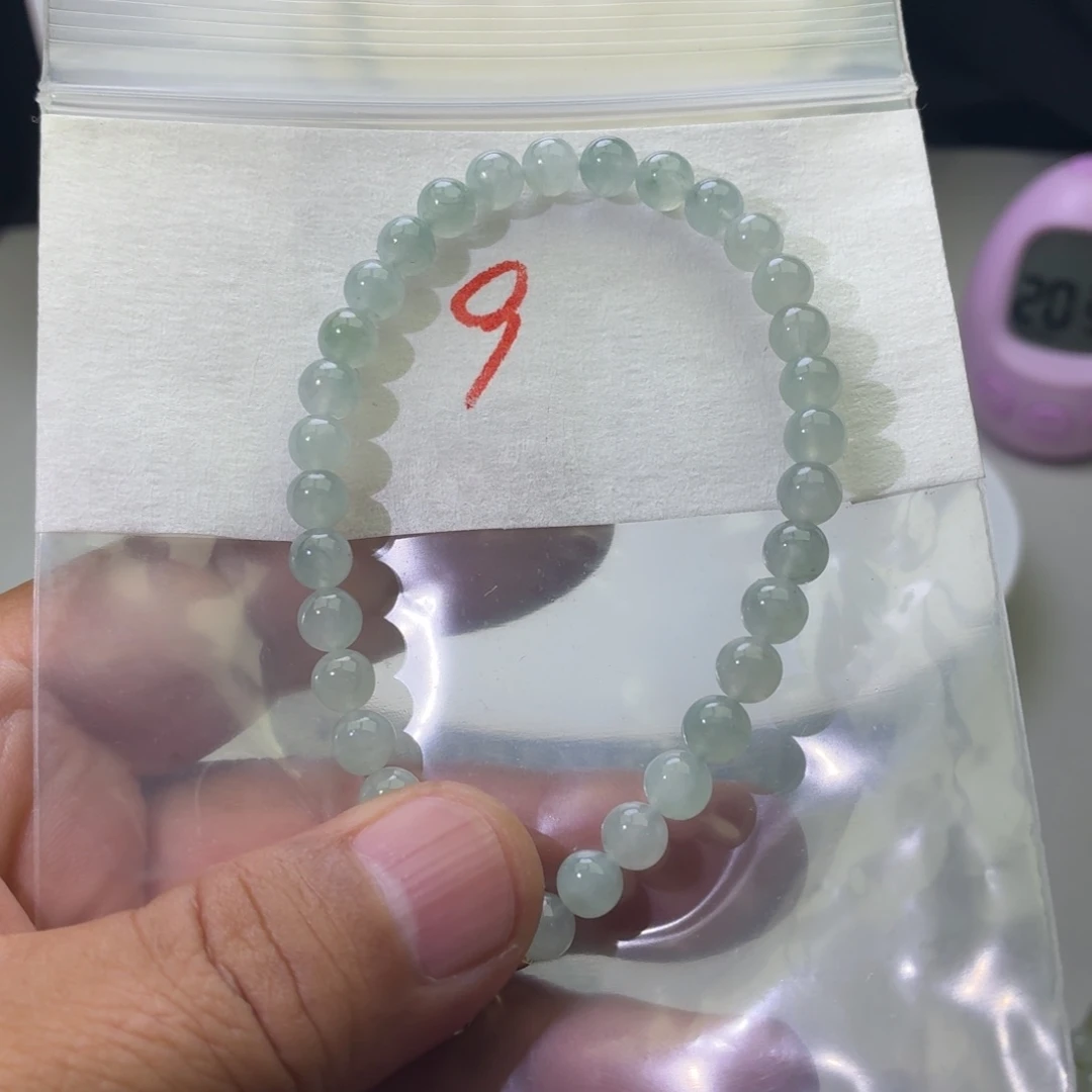 定制翡翠未镶嵌翡翠珠链