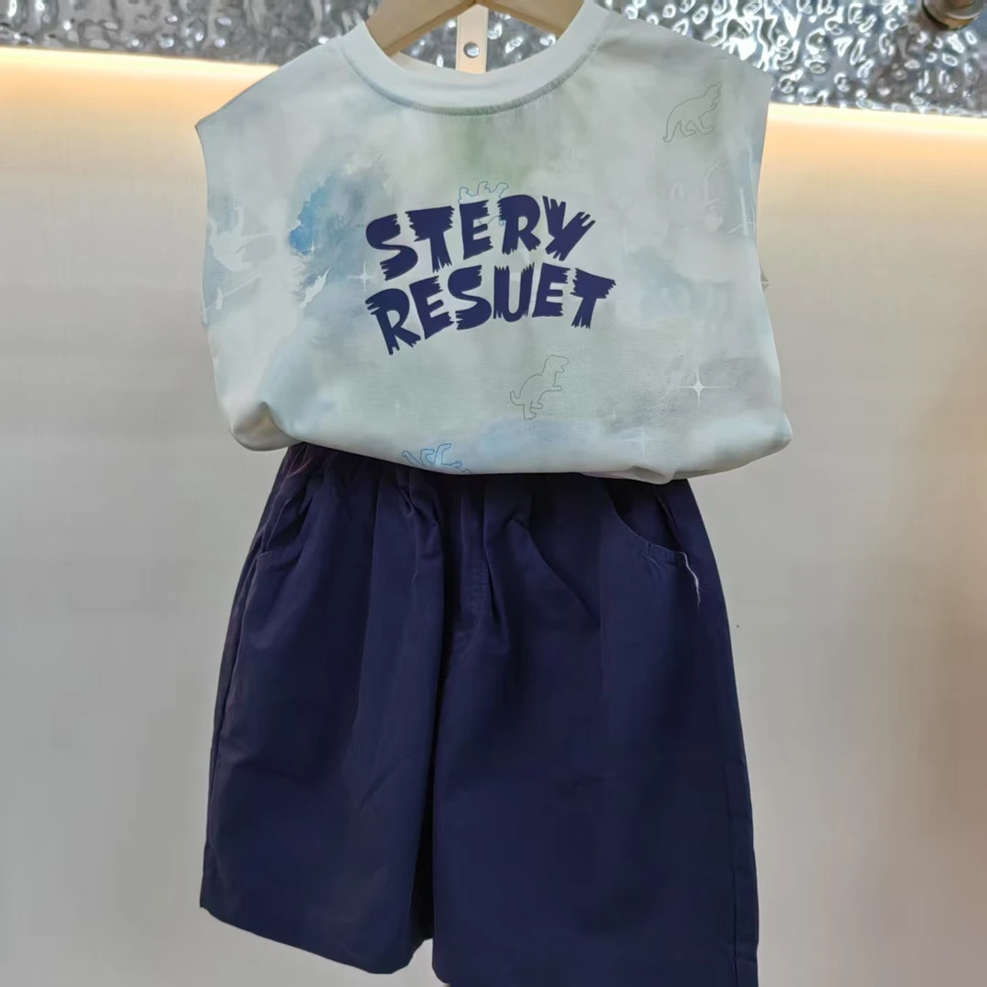 婴格朗迪9520套装休闲时尚夏季薄款套装