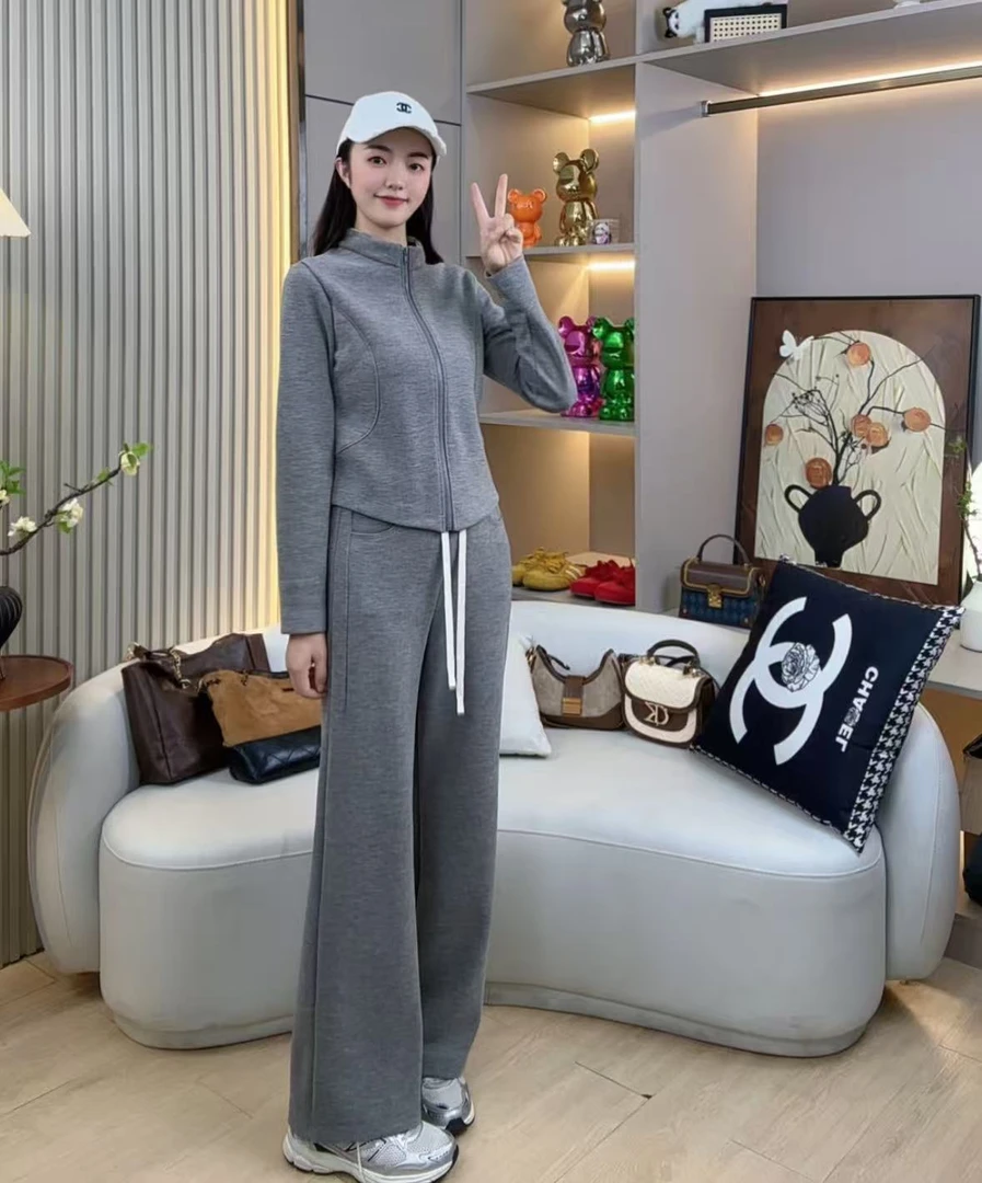 私厨设计师款大东门爆款卫衣+卫裤两件套时尚百搭套装女士秋冬