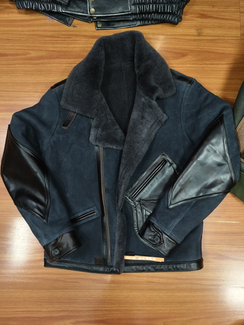 直播福利皮衣羊皮皮毛一体d3