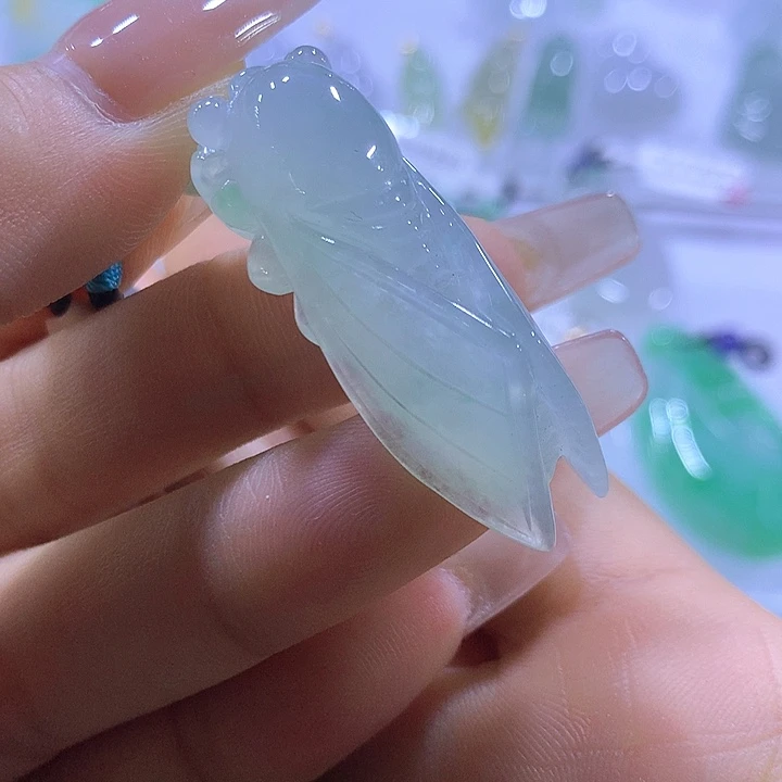 翡翠未镶嵌颈饰天然翡翠A货吊坠