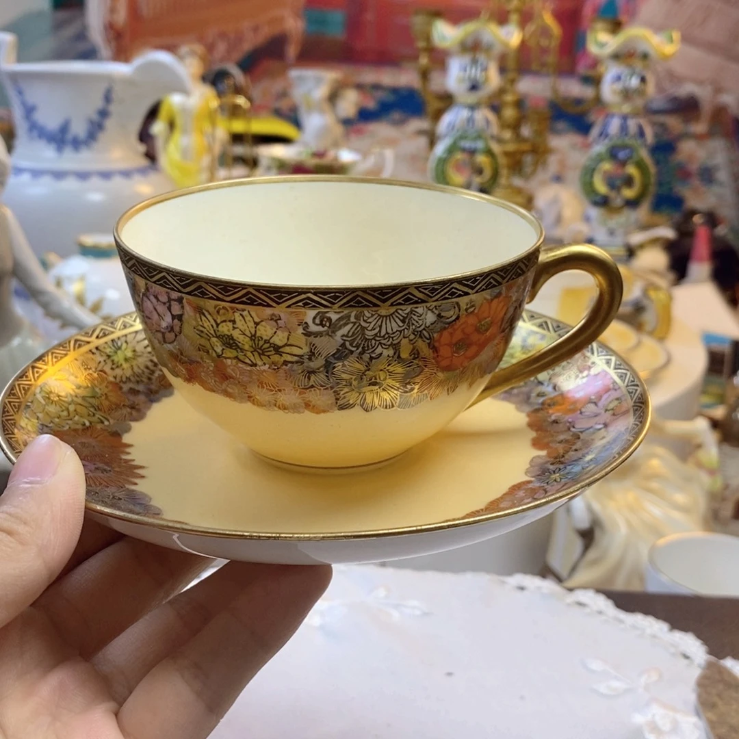 瓷片瓷器欧瓷咖啡杯水晶杯