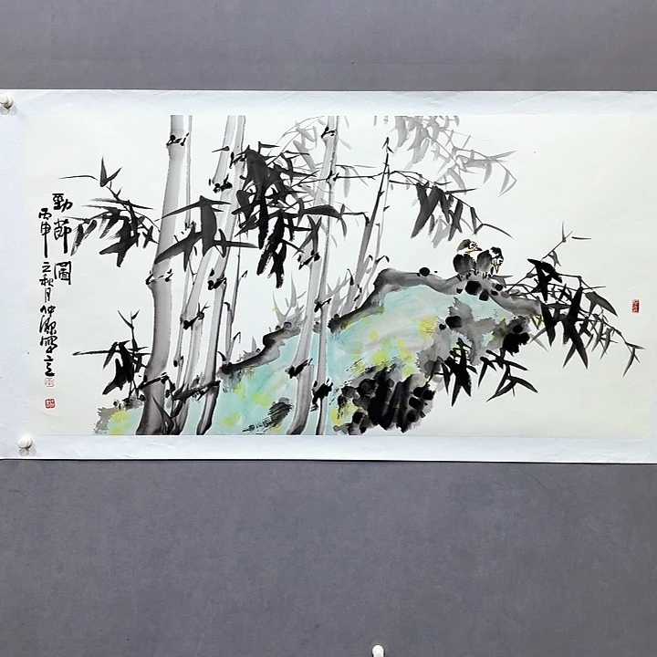 国画亲笔手绘放心去藏