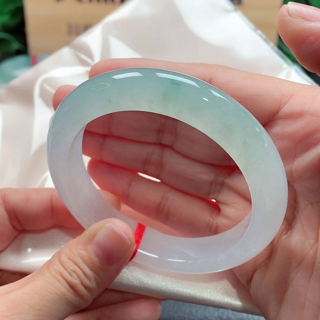 未镶嵌手镯翡翠98号，天然A货翡翠手镯