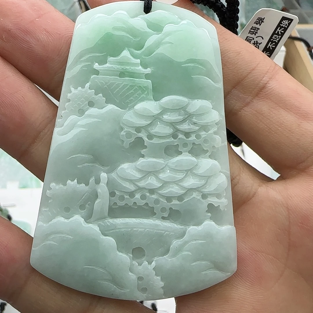 颈饰未镶嵌翡翠翡翠