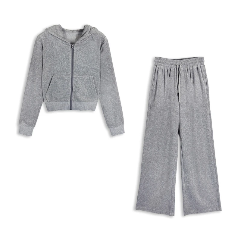 【CENFUN】2025秋季连帽拉链女装套装FD03123