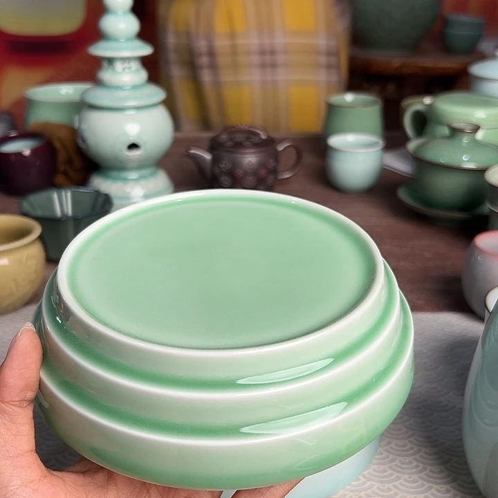 龙泉云间青瓷小米茶器