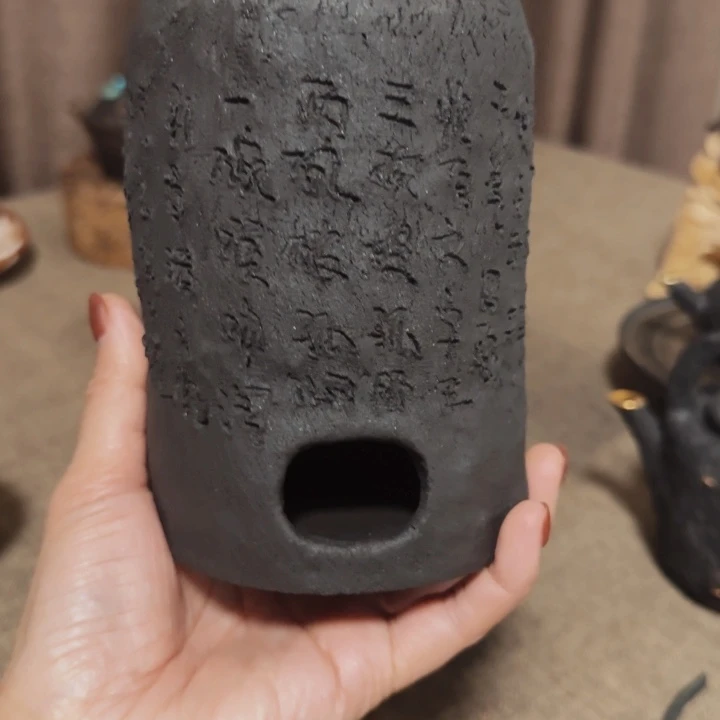 用****3席老师手捏诗文炉子