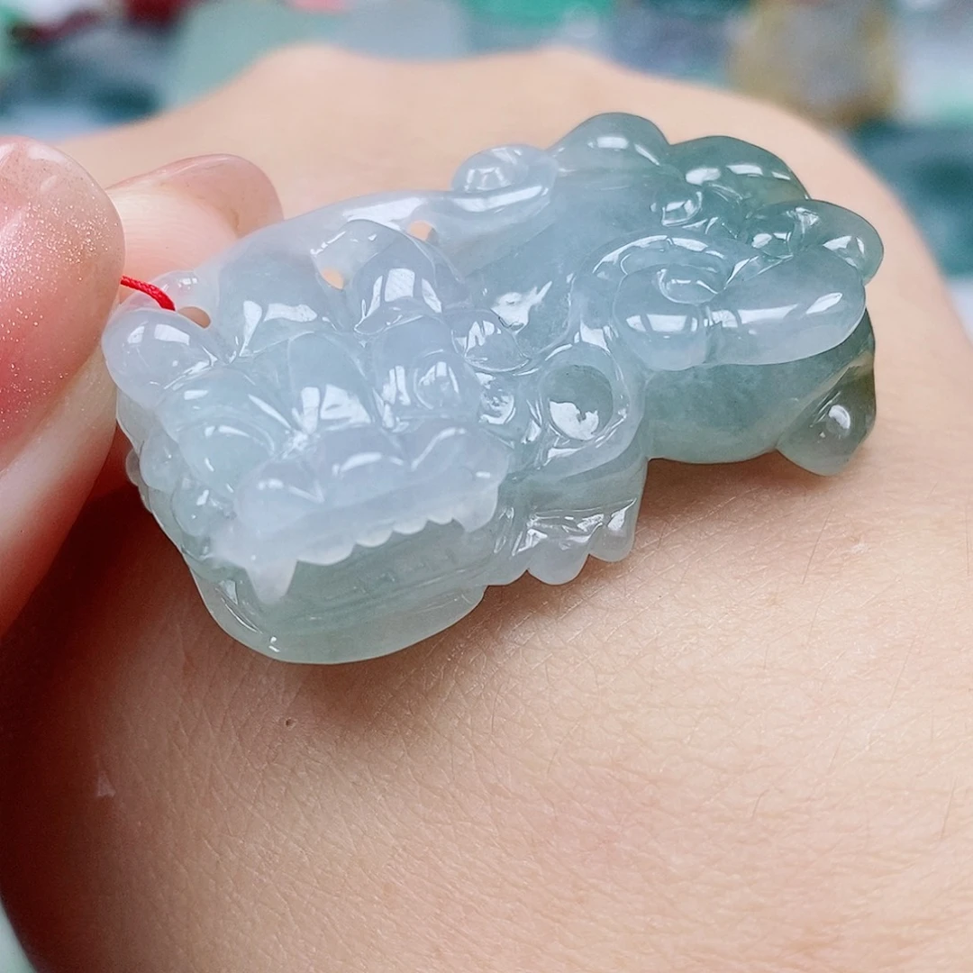 颈饰未镶嵌翡翠天然缅甸A货翡翠貔貅