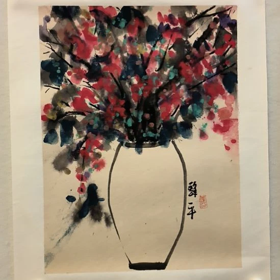 国画画作精品软片不带框