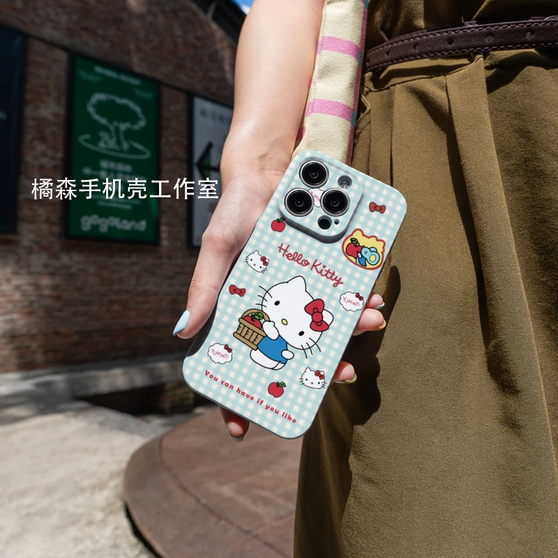 凯蒂猫适用苹果16promax手机壳iphone16新款16pro小众不撞款15/14