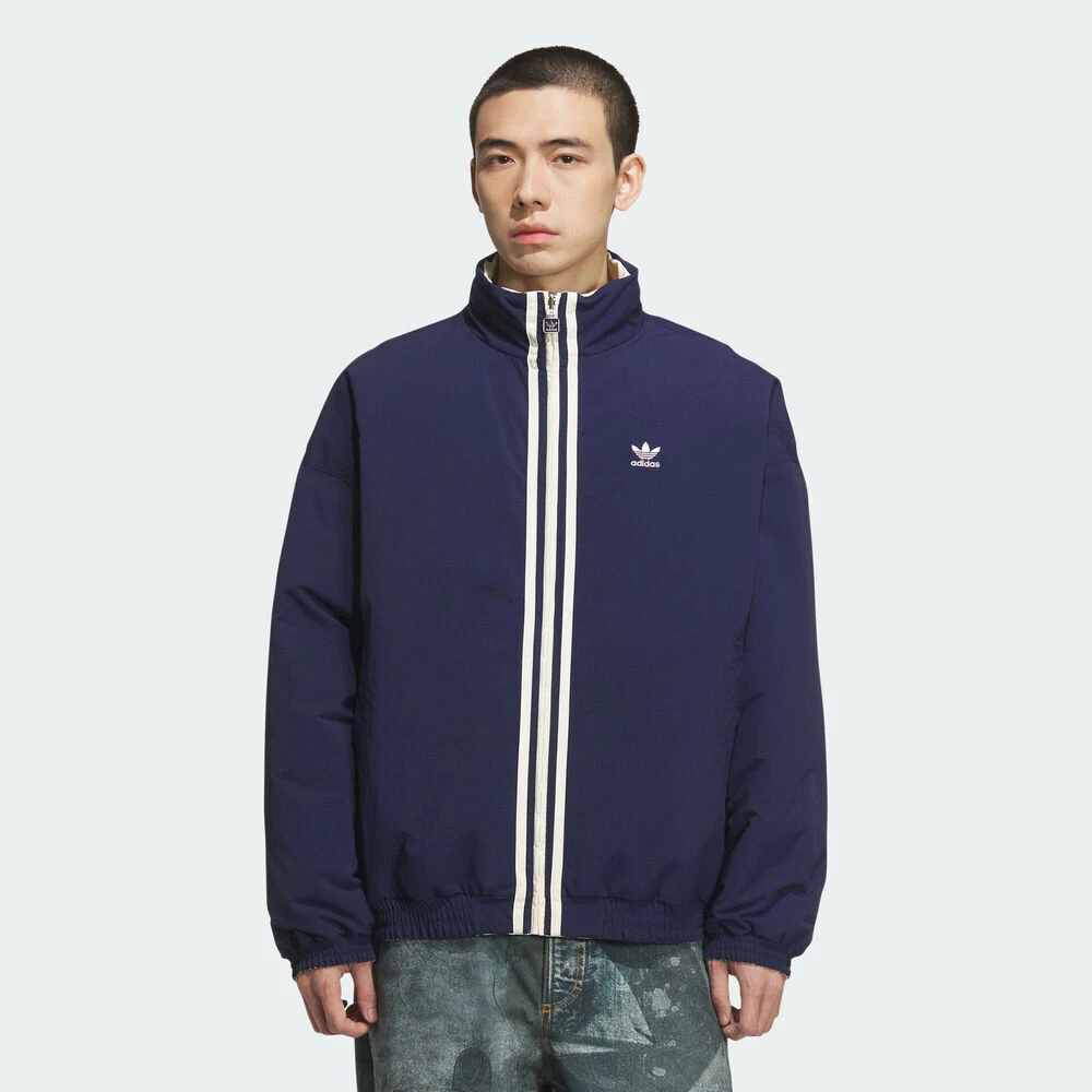 adidas 阿迪达斯三叶草男子IH REV JKT M薄棉服KC0094