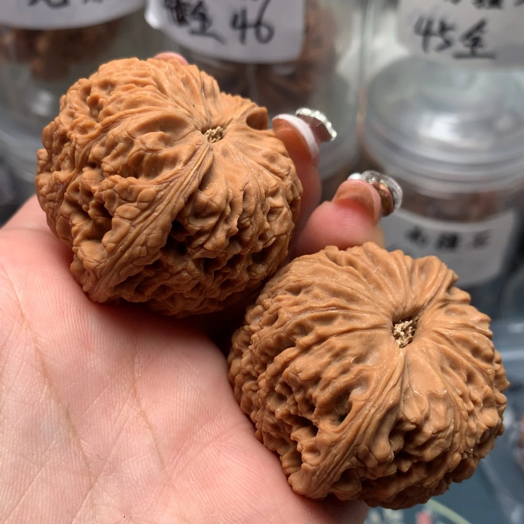 文玩核桃把件和**财45-20203-02