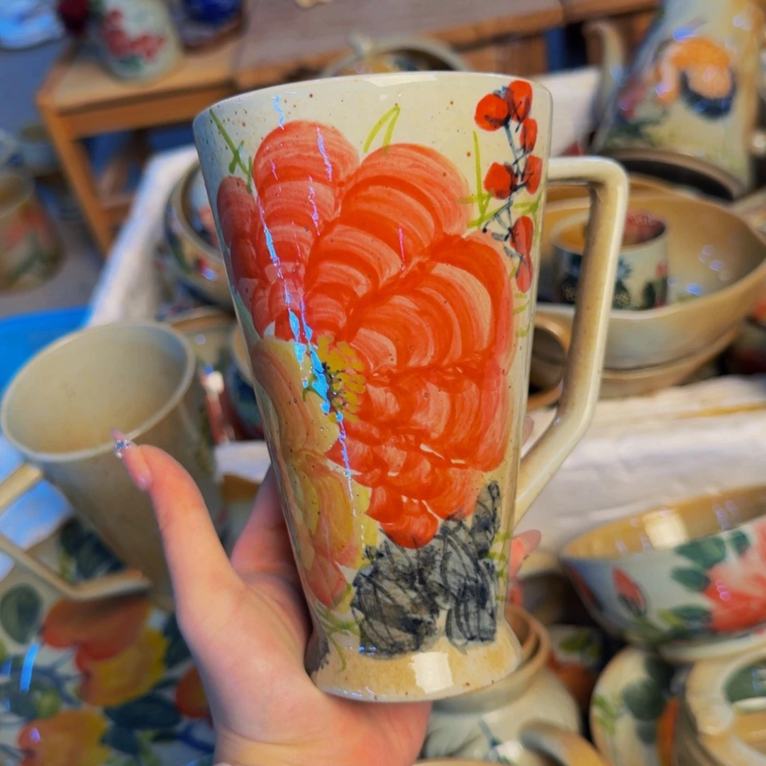 瓷片景德镇陶瓷手工手绘