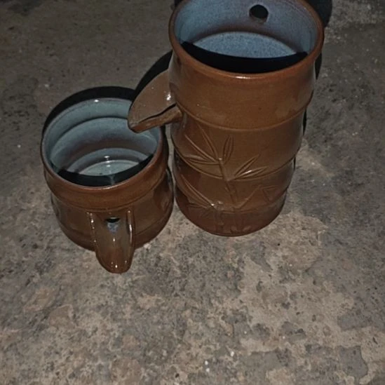 【闪购商品】复古两个瑕疵竹节流水