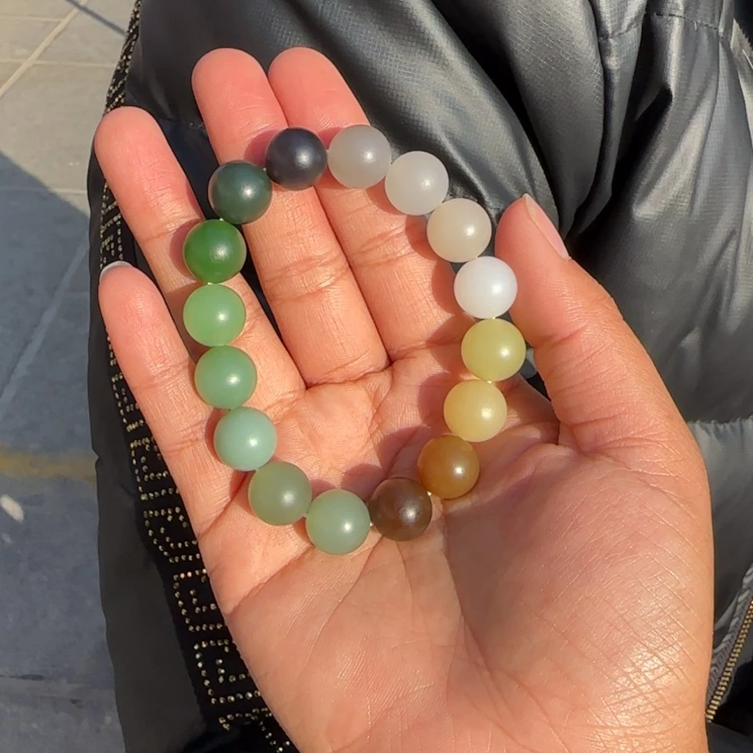 和田玉手串未镶嵌