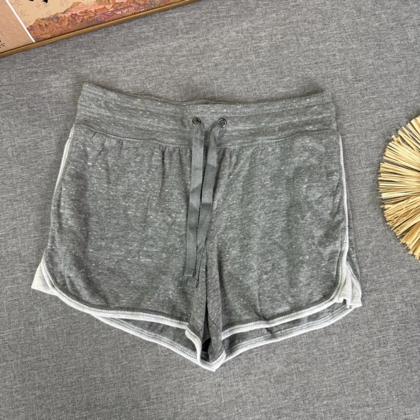 6301拼接抽绳口袋百搭短裤