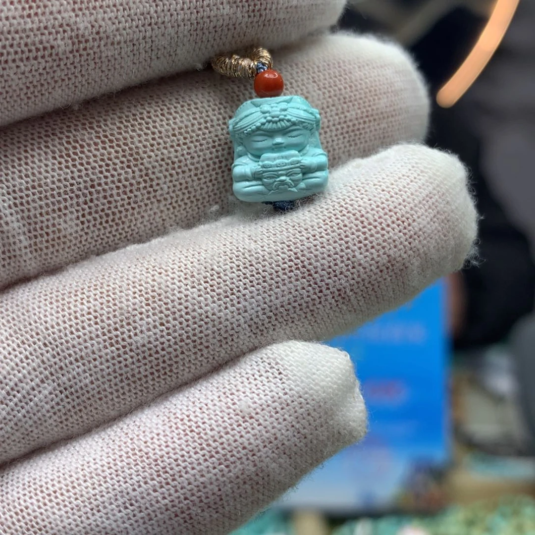 绿松石挂件未镶嵌