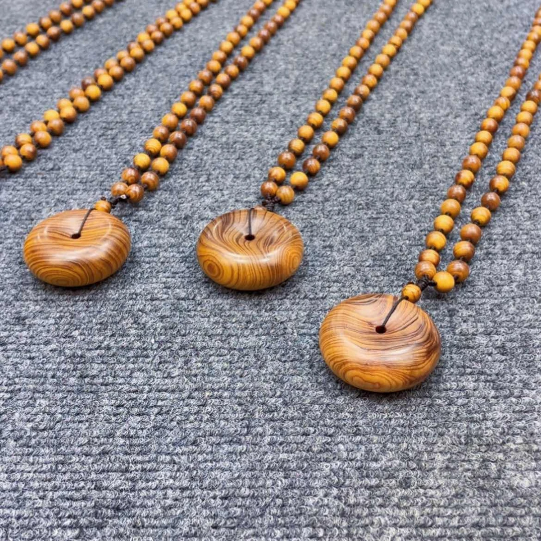 【闪购商品】柏木（崖柏）太行崖柏，金刚守护平安扣，大漏