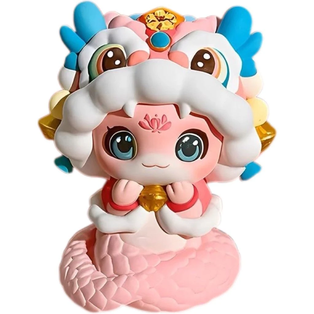 好运蛇宝宝无痕石膏娃娃(送颜料画笔画盘)