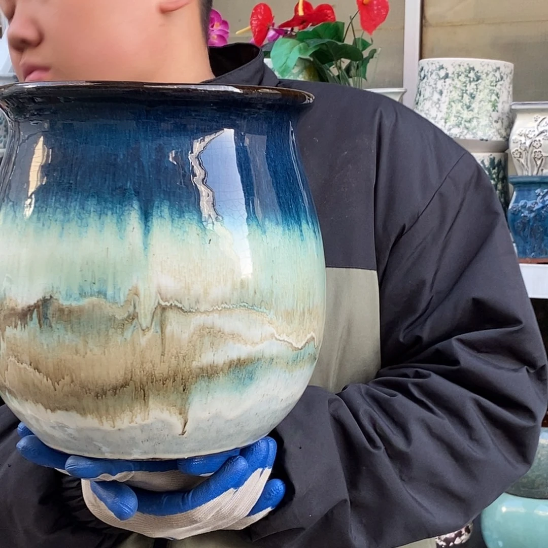 紫砂花盆口23高26福利