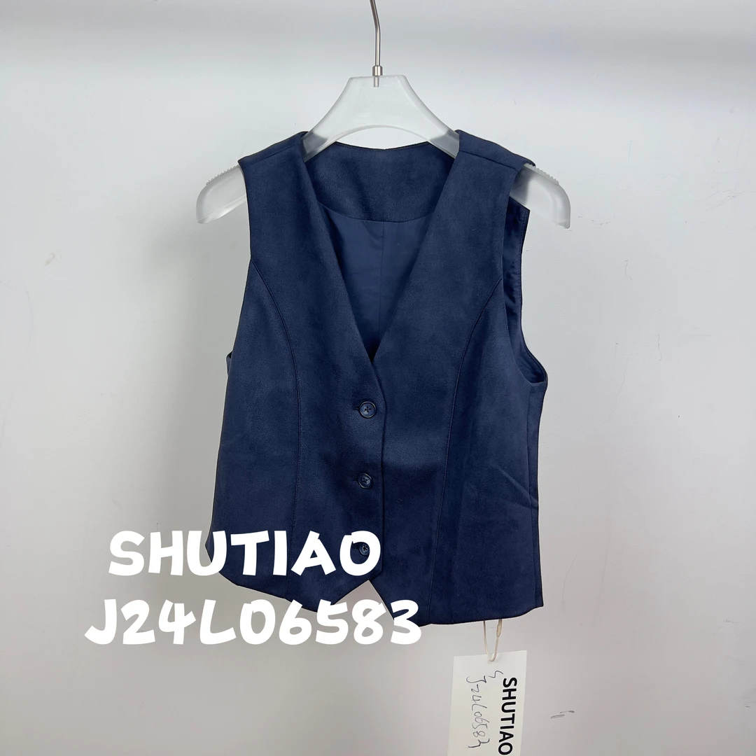 【SHUTIAO】2024秋冬：新款小众设计款马甲J24L06583