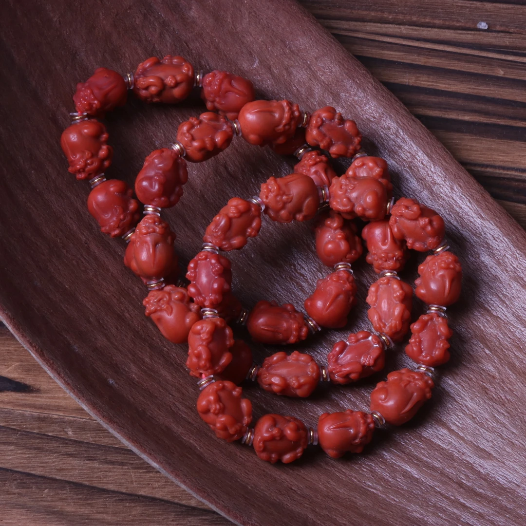 【石语珠宝】南红玛瑙高端10mm左右貔貅手串y049（多样性发其一）