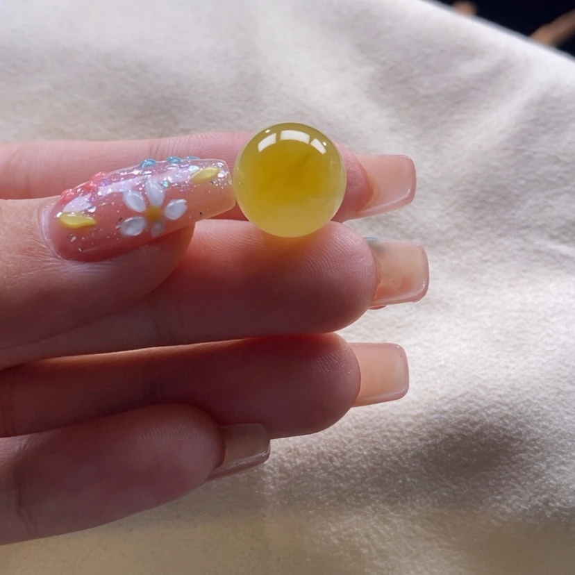 【闪购商品】翡翠颈饰未镶嵌冰胶黄翡珠卡13.2