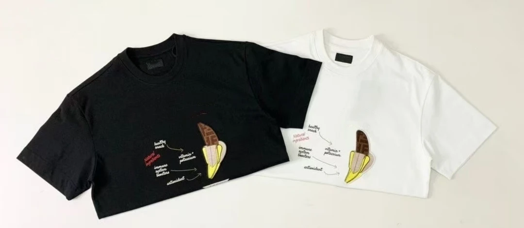 F夏季休闲简约香蕉T恤 BALANCE RULE-【平衡规则】