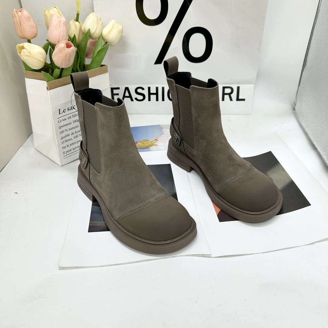 新款气质休闲百搭女士烟管靴A/DDW/622-15