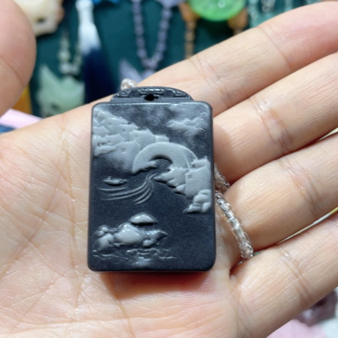 【闪购商品】未镶嵌岫玉颈饰28项链