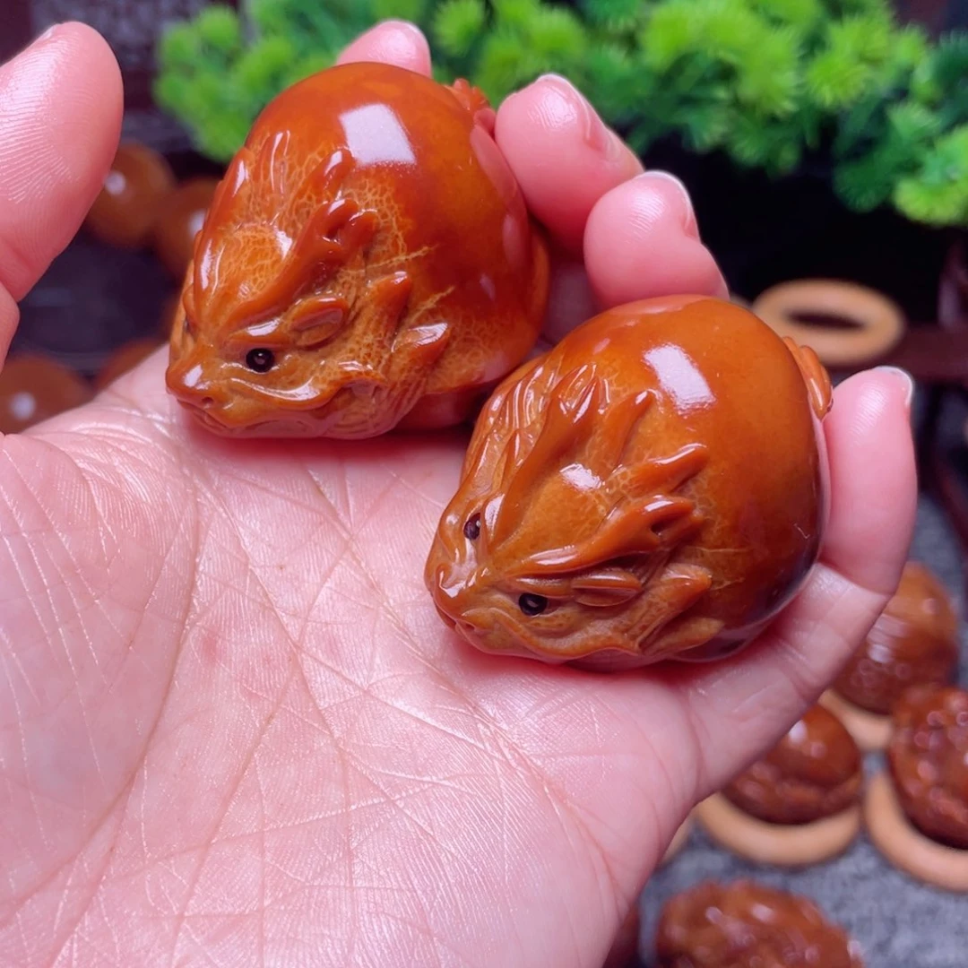 【闪购商品】橄榄核手串/手链38左右光背龙龟手球