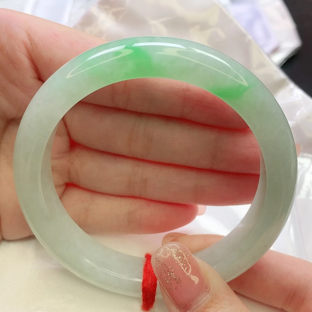 未镶嵌手镯翡翠缅甸天然A货翡翠 57