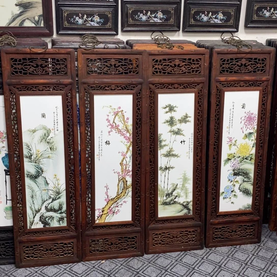 瓷片120*36*4 景德镇瓷板画柴窑烧制